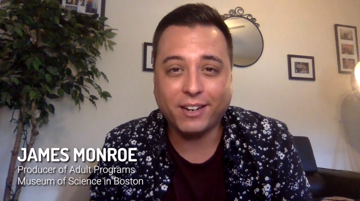James Monroe of the Museum of Science in Boston, video testimonial for Big Quiz Thing