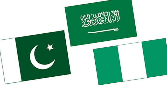 Green and white flags from emails