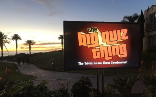 The Big Quiz Thing sign