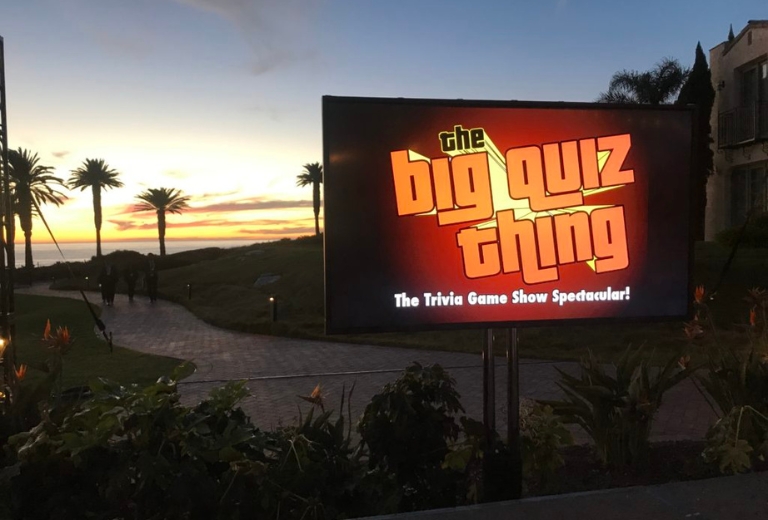 The Big Quiz Thing sign